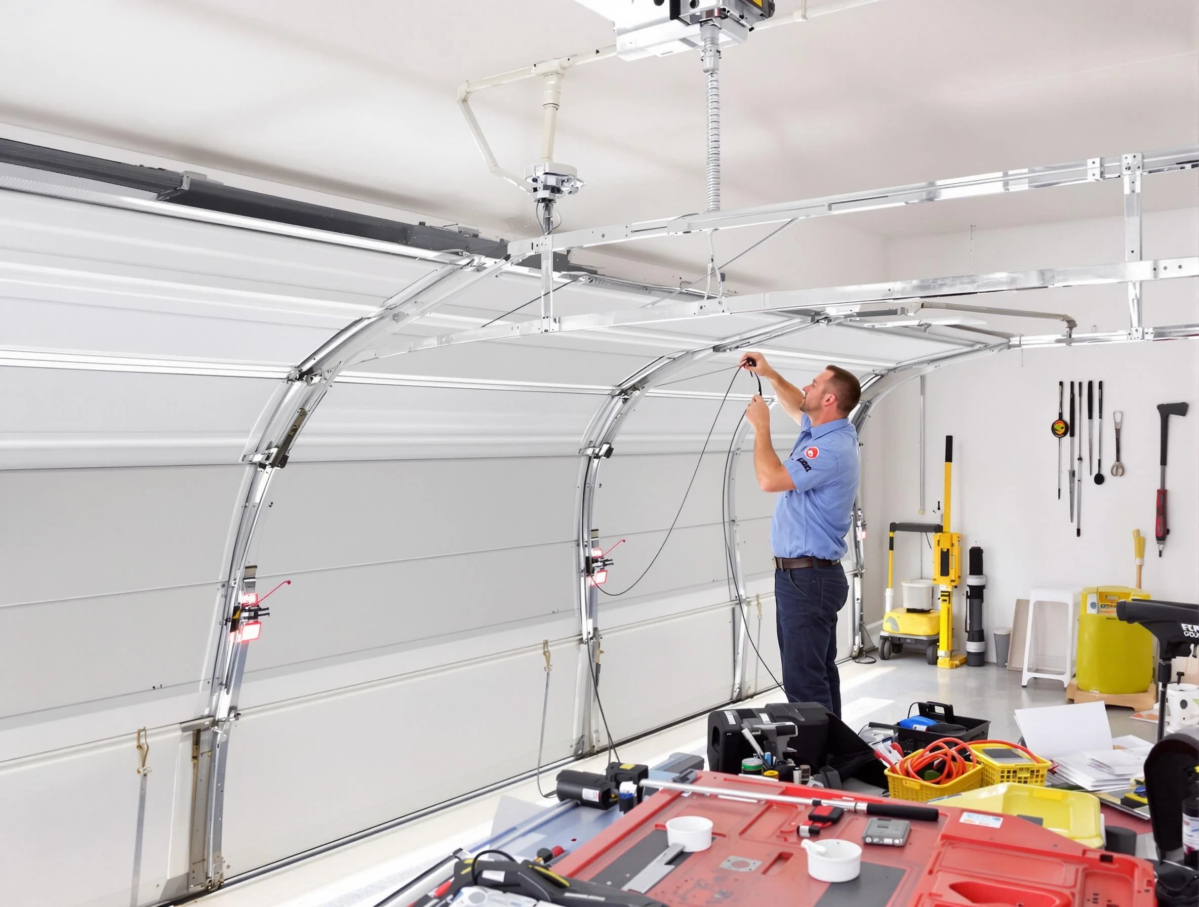 Garage door cable repair service by Adamsville Garage Door Repair in Adamsville