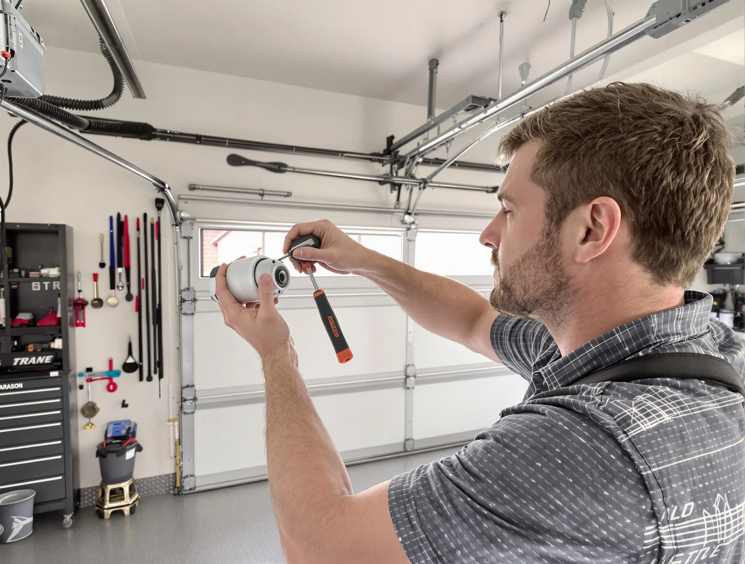 Garage door opener repair service by Adamsville Garage Door Repair in Adamsville