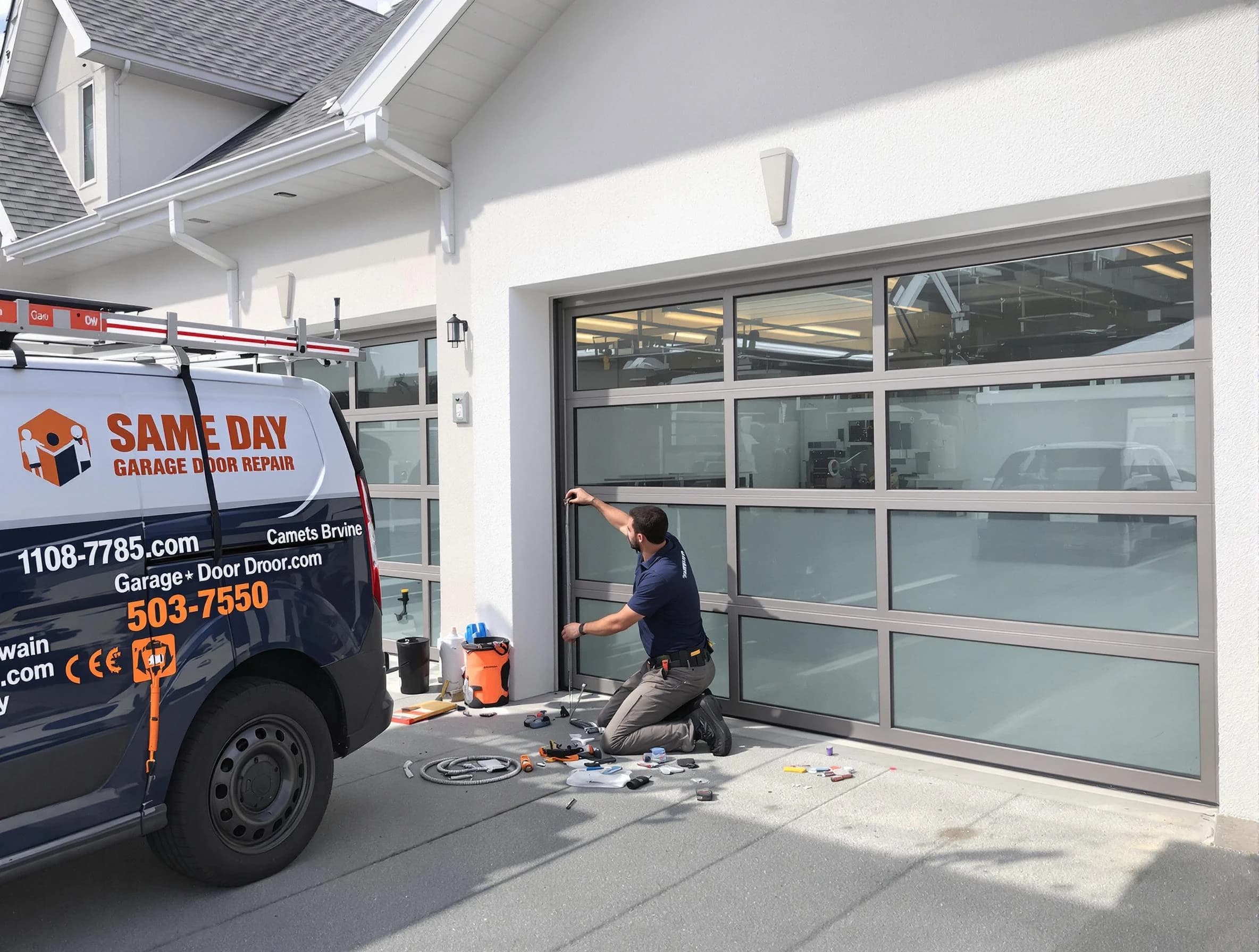 Same-day garage door repair service by Adamsville Garage Door Repair in Adamsville