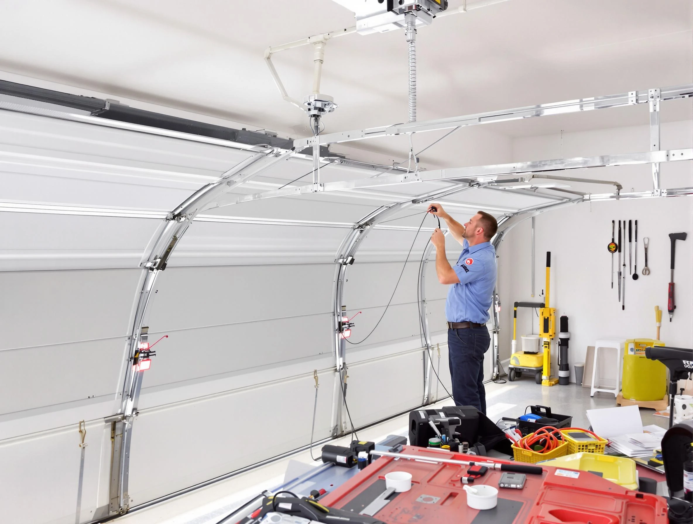 Garage door cable repair service by Adamsville Garage Door Repair in Adamsville