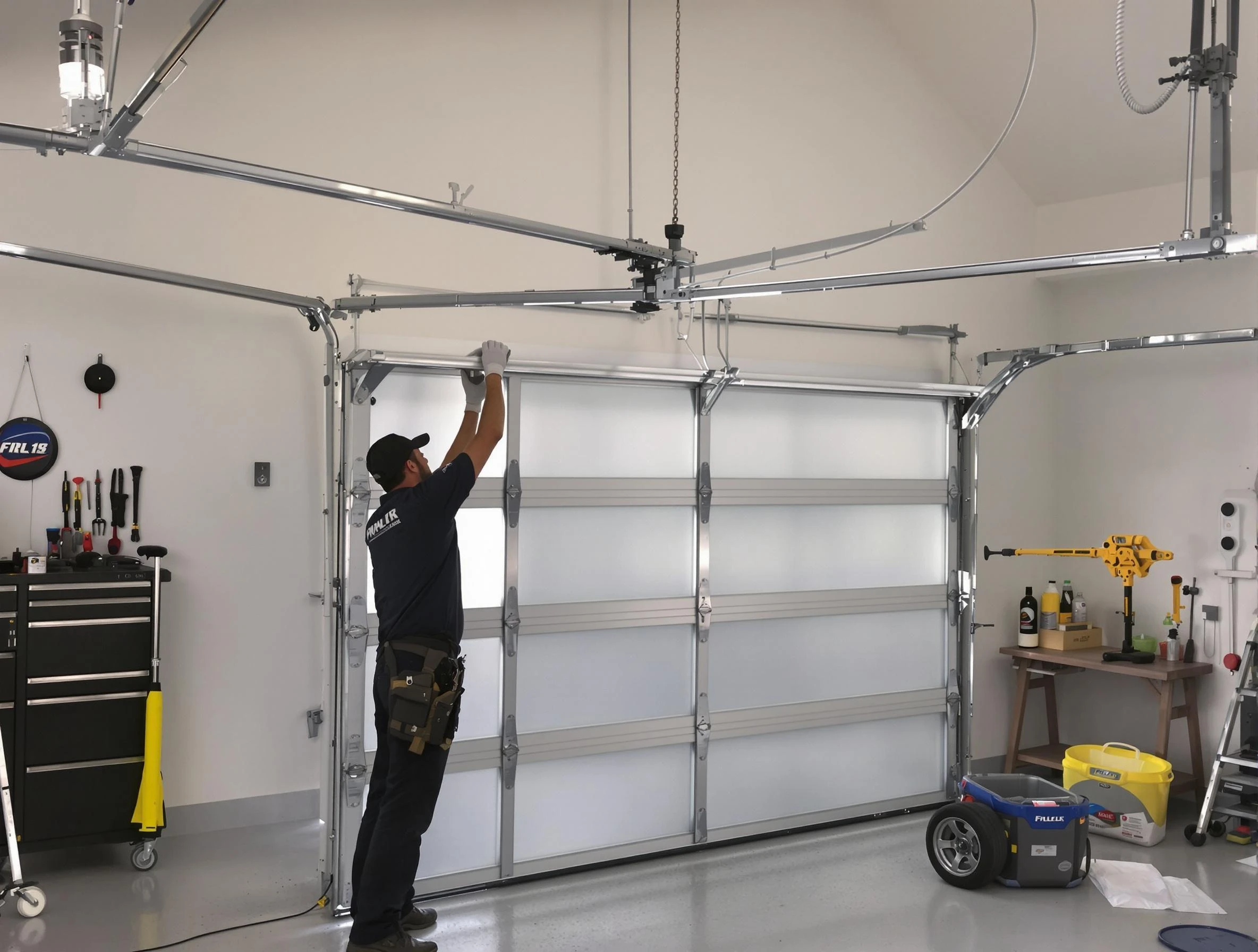 Adamsville Garage Door Repair certified team performing precision garage door installation in Adamsville