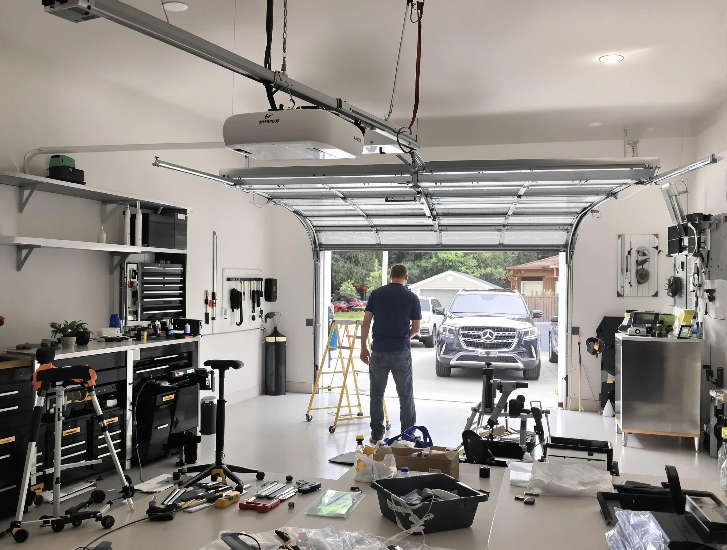 Garage door opener installation by Adamsville Garage Door Repair in Adamsville