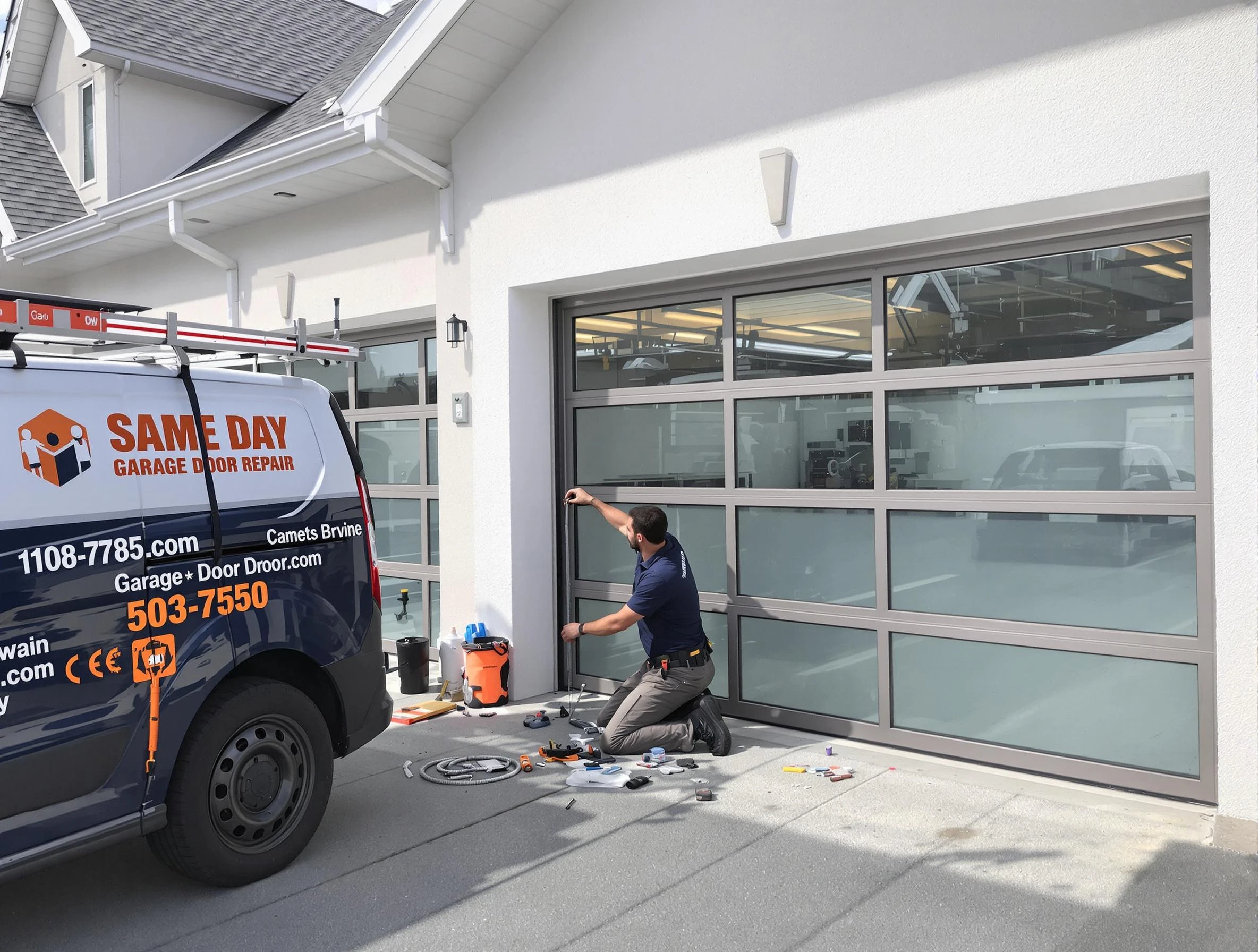 Same-day garage door repair service by Adamsville Garage Door Repair in Adamsville